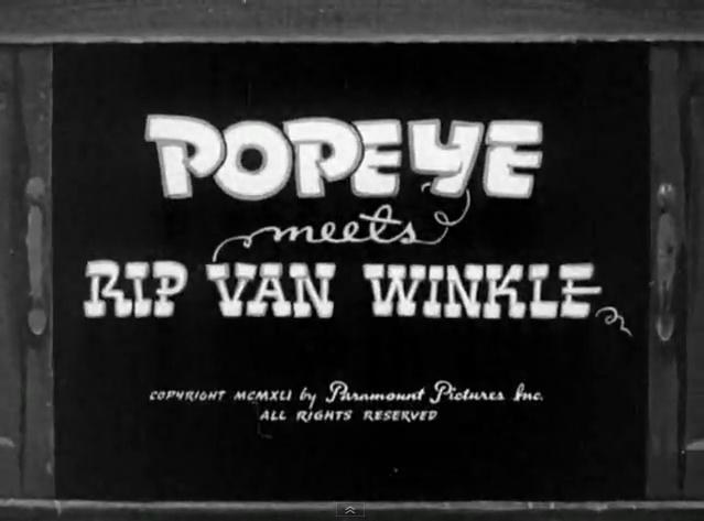 Popeye Meets Rip Van Winkle
