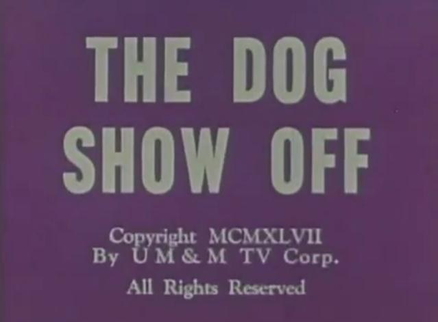 The Dog Show-Off