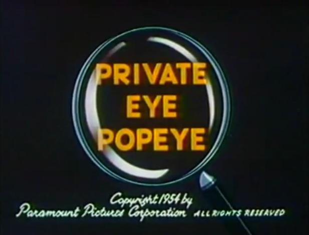Private Eye Popeye
