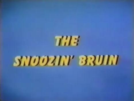 The Snoozin' Bruin'