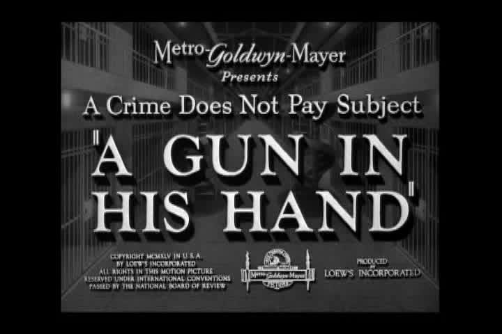 A Gun in His Hand