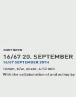 16/67: 20. September