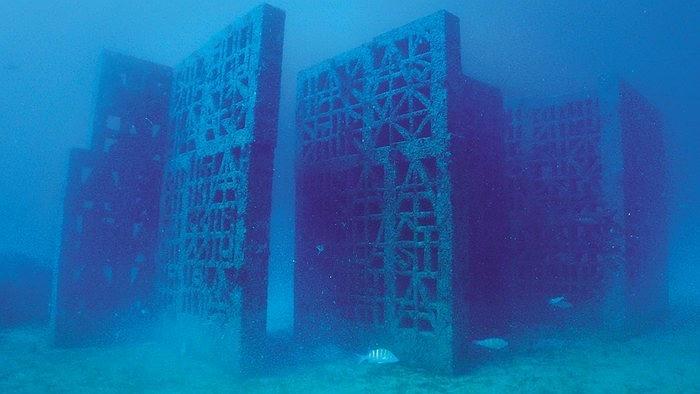 Jardin en el mar