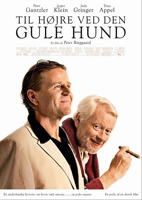 Til højre ved den gule hund