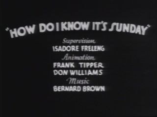 How Do I Know it's Sunday