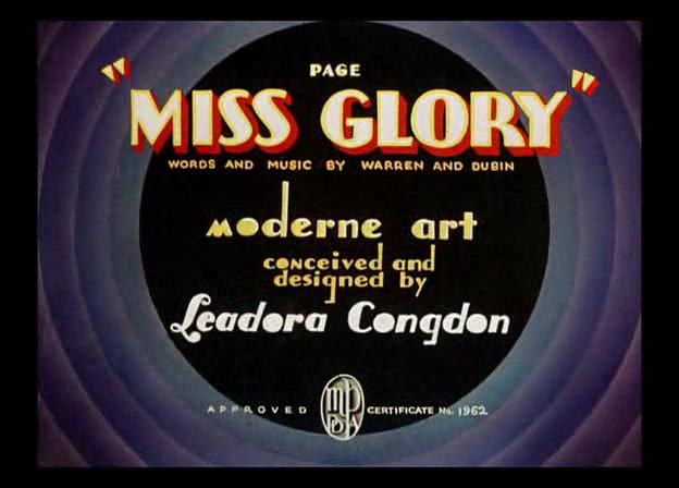 Page Miss Glory