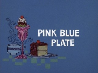 Pink Blue Plate