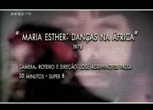Maria Esther: danças na África