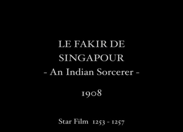Le fakir de Singapoure