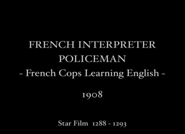 French Interpreter Policeman