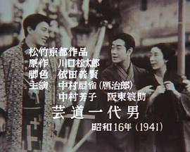 一个演员的生涯