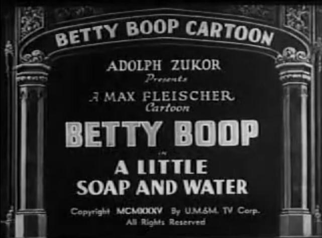 A Little Soap and Water