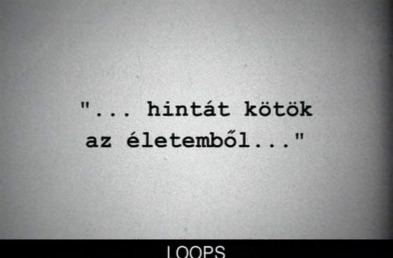 Hintát kötök az életemből