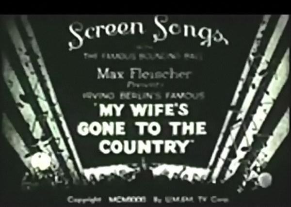 My Wife's Gone to the Country
