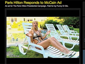 Paris Hilton Responds to McCain Ad