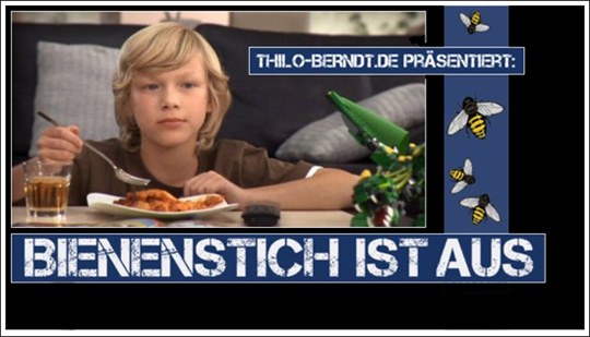 Bienenstich ist aus
