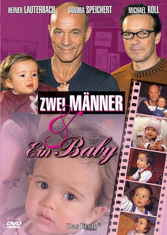Zwei Männer und ein Baby
