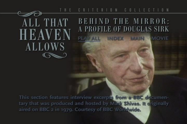 Behind the Mirror: A Profile of Douglas Sirk