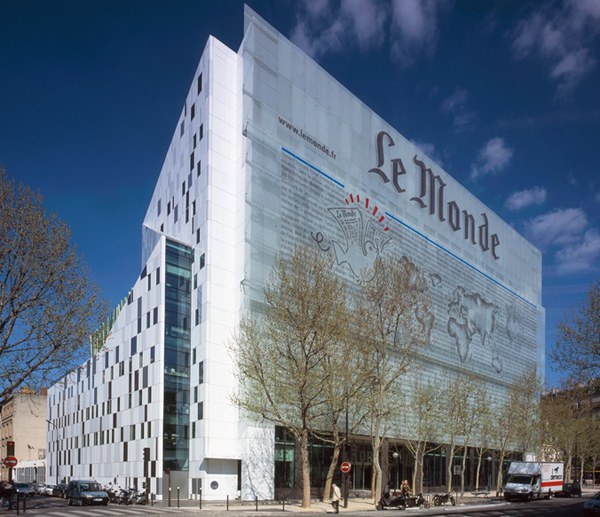 LE MONDE, CHRISTIAN DE PORTZAMPARC