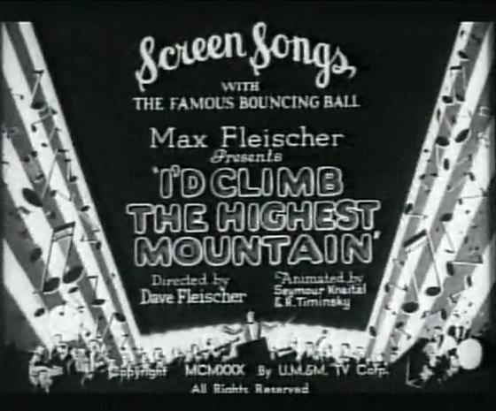 I'd Climb the Highest Mountain