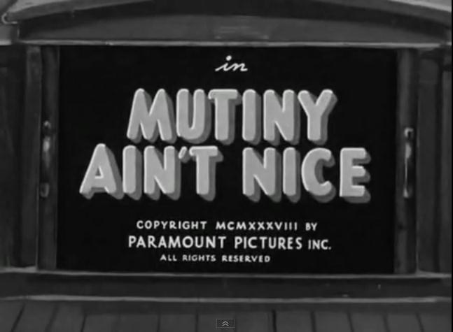 Mutiny Ain't Nice